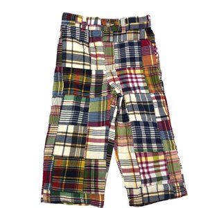 POLO Ralph Lauren true indian madras patchwork plaid print baby boy pants 18M